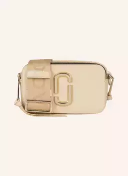 Сумка на плечо из сафьяновой кожи snapshot Marc Jacobs, бежевый