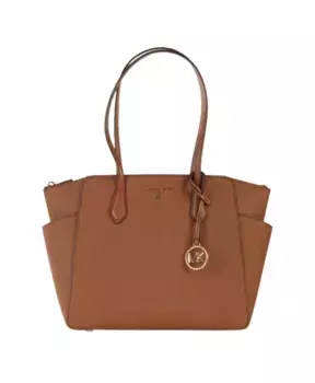 Сумка на плечо из сафьяновой кожи Michael Kors, коричневый