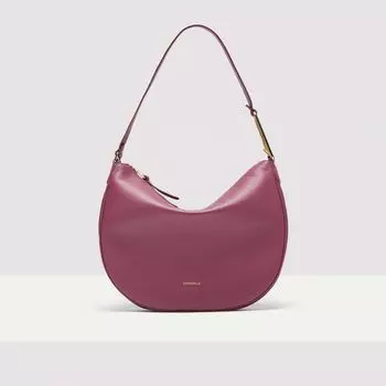 Сумка на плечо из зерненой кожи Coccinelle PRISCILLA MEDIUM, красный