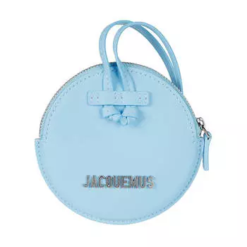 Сумка на плечо Jacquemus Logo Round Shape, голубой