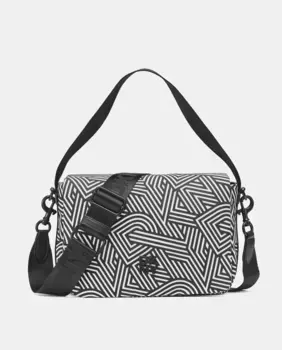 Сумка на плечо JENNY с клапаном DKNY, чёрный