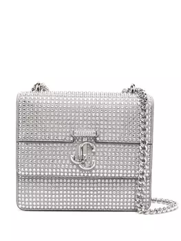 Сумка на плечо Jimmy Choo Varenne, серебристый