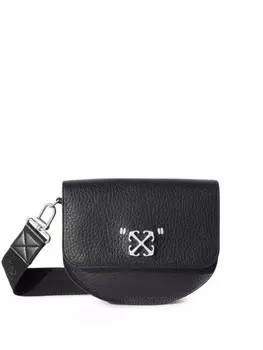 Сумка на плечо Jitney Round Quote Off-White, черный