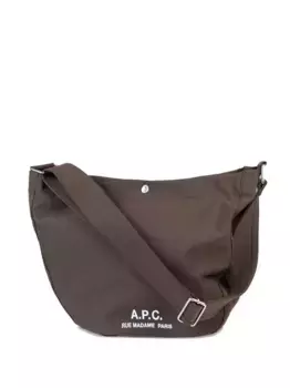 Сумка на плечо Journal среднего размера A.P.C., коричневый