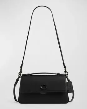 Сумка на плечо Juno из кожи перчаточного дубления Coach, цвет Black