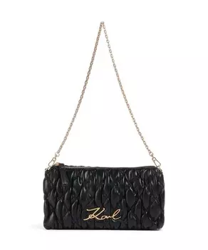 Сумка на плечо K/Signature kuilt из искусственной кожи Karl Lagerfeld, черный