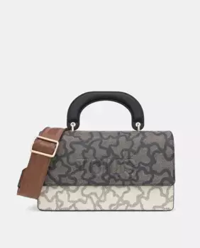 Сумка на плечо Kaos Icon M с клапаном Tous, бежевый