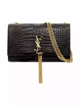 Сумка на плечо Kate Monogramm Saint Laurent, черный