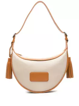 Сумка на плечо Kenzo 18 среднего размера с нашивкой-логотипом, нейтральный