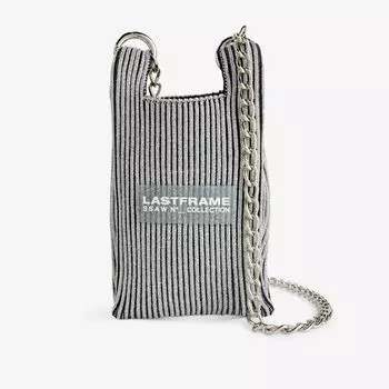 Сумка на плечо Kyoto из микротрикотажа Lastframe, серебряный