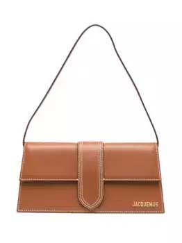 Сумка на плечо Le Bambino Long JACQUEMUS, коричневый