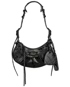 Сумка на плечо Le Cagole размера XS Balenciaga, черный