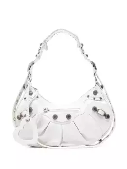 Сумка на плечо Le Cagole S BALENCIAGA, белый