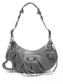 Сумка на плечо Le Cagole S BALENCIAGA, серый