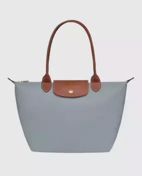Сумка на плечо Le Pliage Original на молнии Longchamp, серый