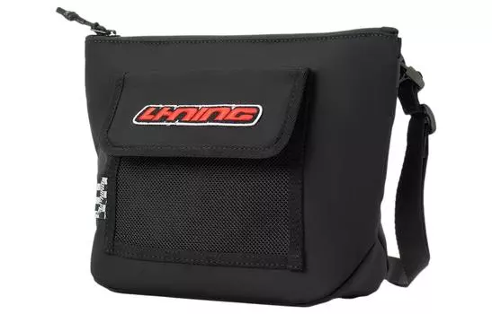 Сумка на плечо LiNing Sportlife из полиэстера, сумка через плечо, обычная, унисекс, черная