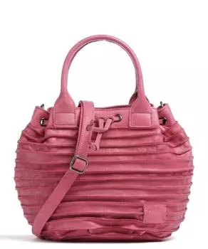 Сумка на плечо Little Fat Friend Riffel из зерненой кожи Fredsbruder, розовый