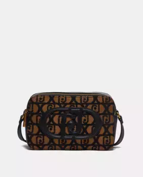 Сумка на плечо Liujo с жаккардовым логотипом LIUJO, цвет Camel