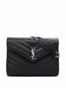 Сумка на плечо Loulou Medium Saint Laurent, черный