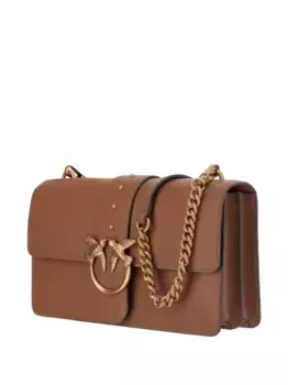 Сумка на плечо Love One с цепочкой PINKO, коричневый