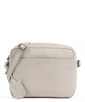 Сумка на плечо Lush Lucy из зерненой кожи Burkely, бежевый