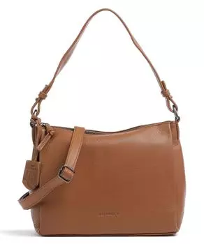 Сумка на плечо Lush Lucy из зерненой кожи Burkely, коричневый