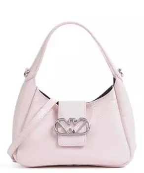 Сумка на плечо Mary-O из зернистой яловой кожи. Emporio Armani, розовый
