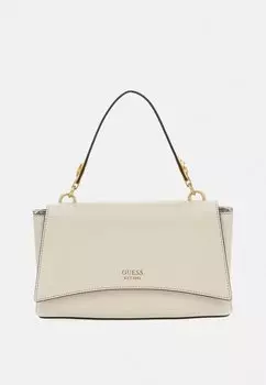 Сумка на плечо Masie Top Handle Flap Guess, цвет creme