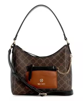 Сумка на плечо Maverik с молнией и верхом Nine West, мультиколор
