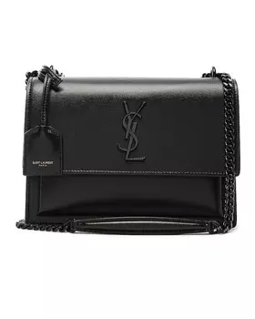 Сумка на плечо Monogramme Sunset Saint Laurent, черный