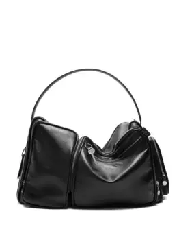 Сумка на плечо на молнии Acne Studios, черный