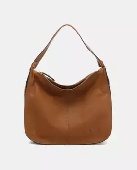 Сумка на плечо Oceans Diary из коньячной кожи Abbacino, коричневый