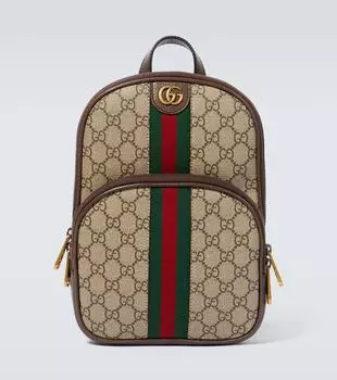 Сумка на плечо ophidia gg с кожаной отделкой Gucci, мультиколор