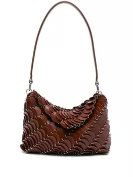 Сумка на плечо Paco Rabanne, коричневый