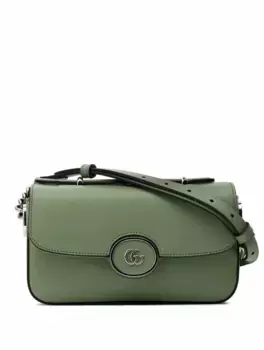Сумка на плечо Petite GG Gucci, зелёный