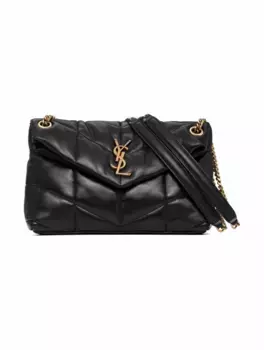 Сумка на плечо Puffer small Saint Laurent, черный