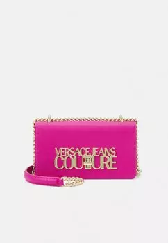 Сумка на плечо RANGE LOGO LOCK SKETCH BAGS Versace Jeans Couture, орхидея