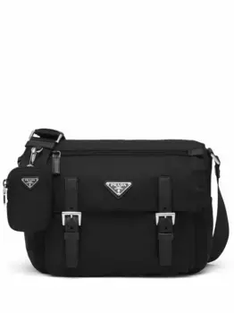 Сумка на плечо Re-Nylon с логотипом Prada, черный