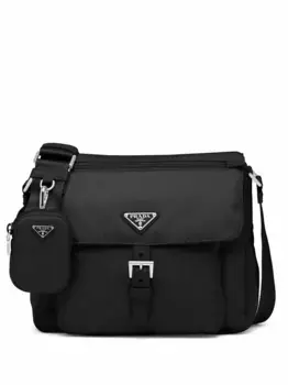Сумка на плечо Re-Nylon с логотипом Prada, черный