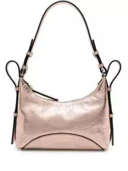 Сумка на плечо с эффектом металлик Zanellato, золотой