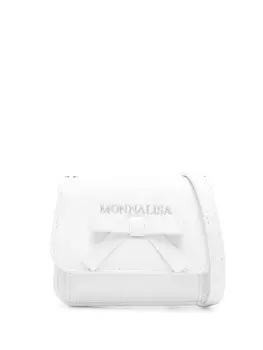 Сумка на плечо с бантом Monnalisa, белый