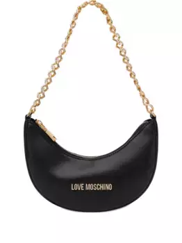 Сумка на плечо с цепочкой Love Moschino, черный