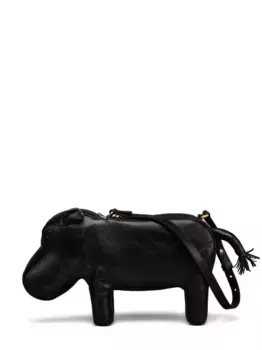 Сумка на плечо с декором Hippo THOM BROWNE, черный