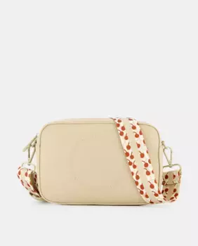 Сумка на плечо с контрастным логотипом Jo & Mr. Joe, белый