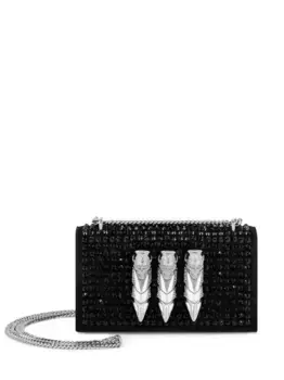 Сумка на плечо с кристаллами Philipp Plein, черный