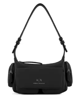 Сумка на плечо с логотипом Armani Exchange, черный
