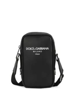 Сумка на плечо с логотипом DOLCE & GABBANA, черный