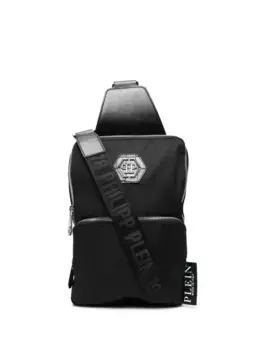 Сумка на плечо с логотипом Hexagon Philipp Plein, черный