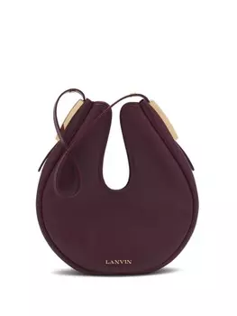 Сумка на плечо с логотипом Lanvin, коричневый