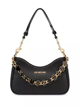 Сумка на плечо с логотипом Love Moschino, черный